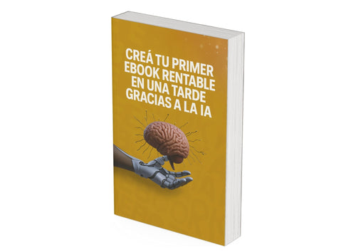 Crea tu primer ebook rentable con IA en solo una tarde